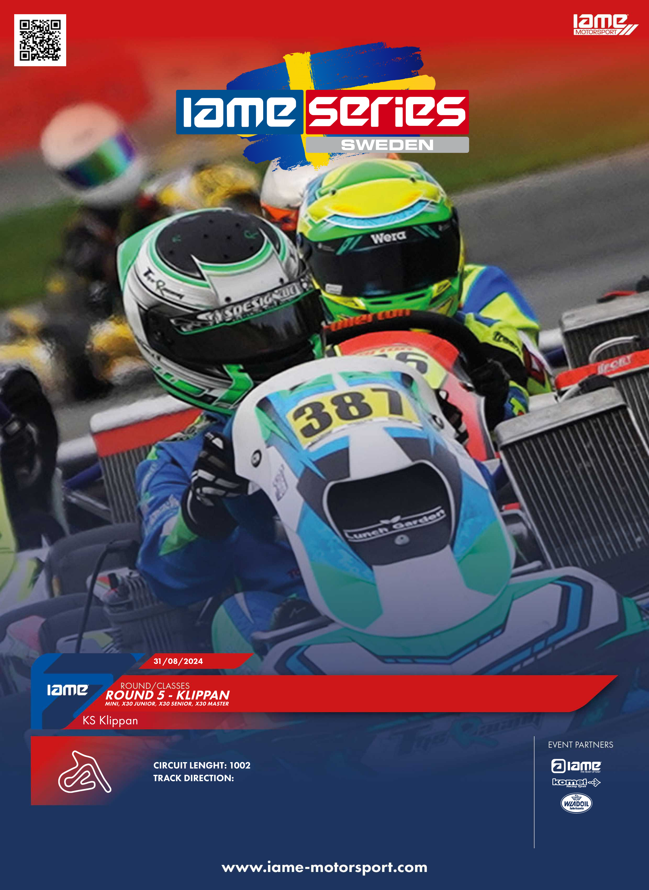 Round 5 of Iame Series Sweden is Set to Take Place in the Charming City of Klippan