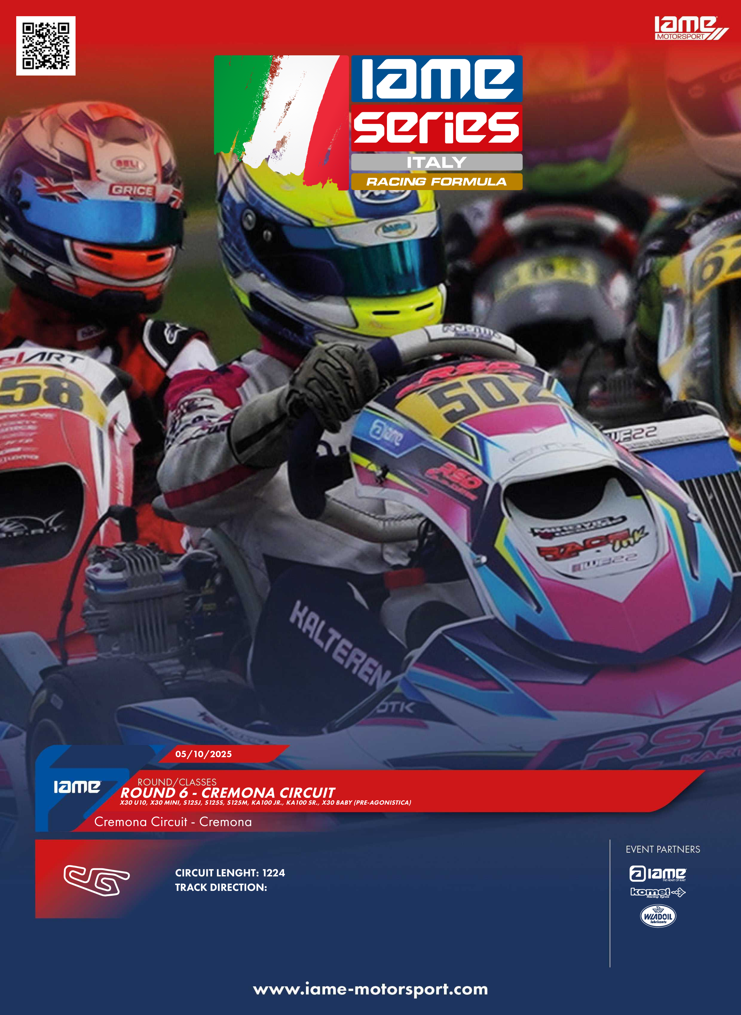 IAME Series Italy Racing Formula – Round 6 at Cremona Circuit