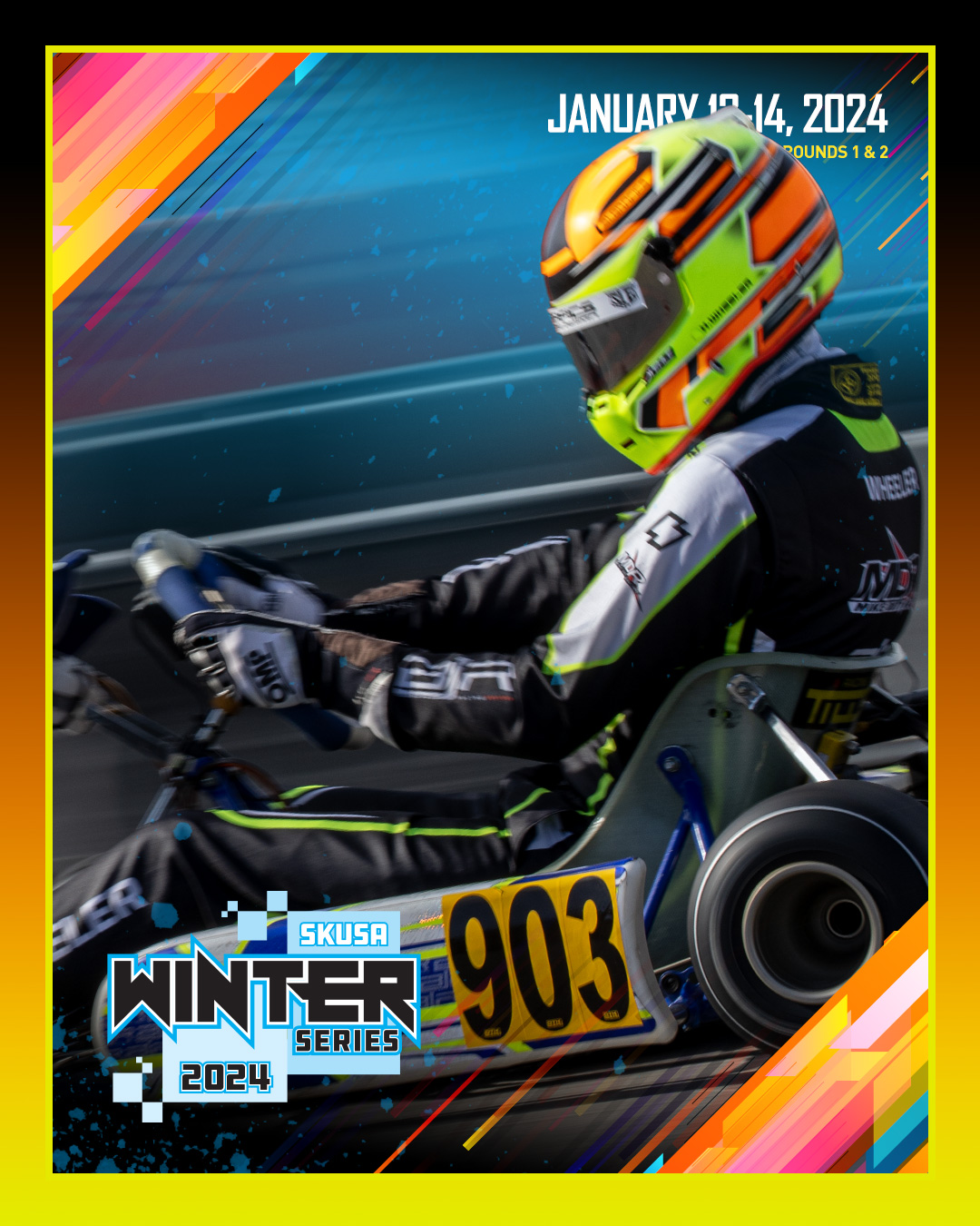 Triumphs and Challenges in the First Round of the 2024 SKUSA Winter Series Event at Miami Motorplex