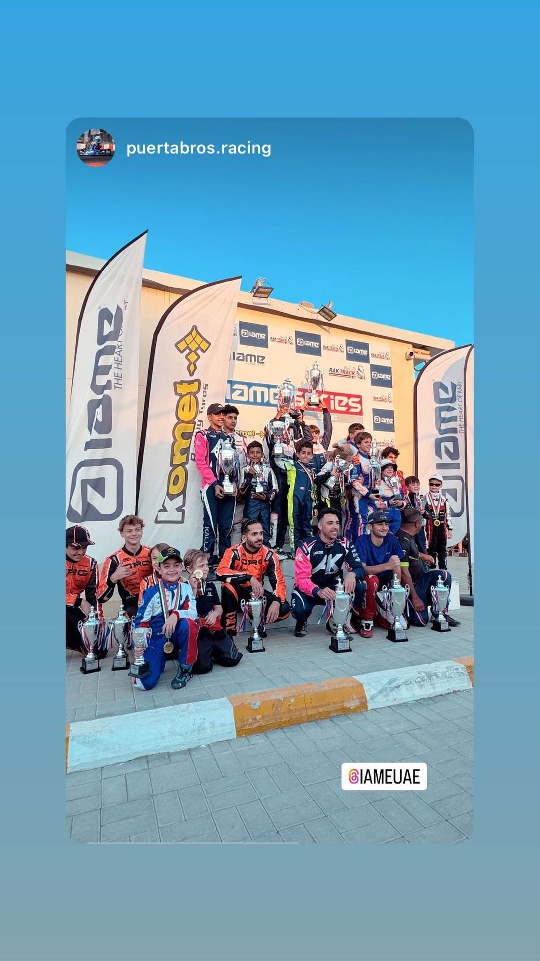 Spectacular Results in Round 4 - RAK TRACK of the IAME Series UAE 2024