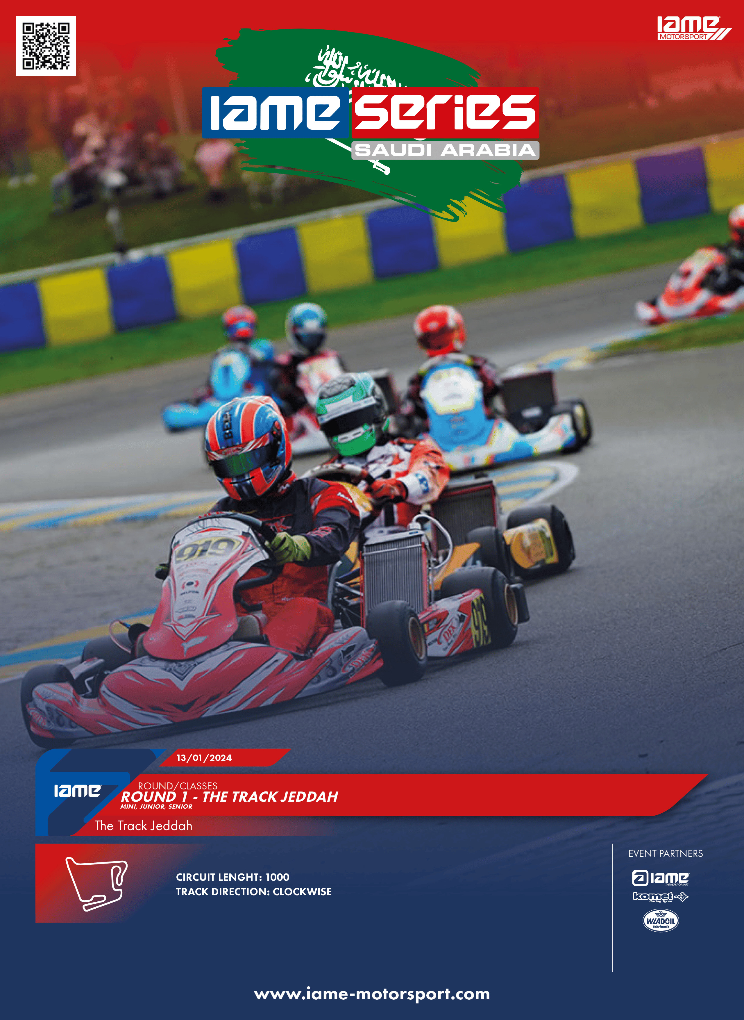 Welcome to the High-Speed Thrills of Round 1 — IAME Series Saudi Arabia at The Track Jeddah