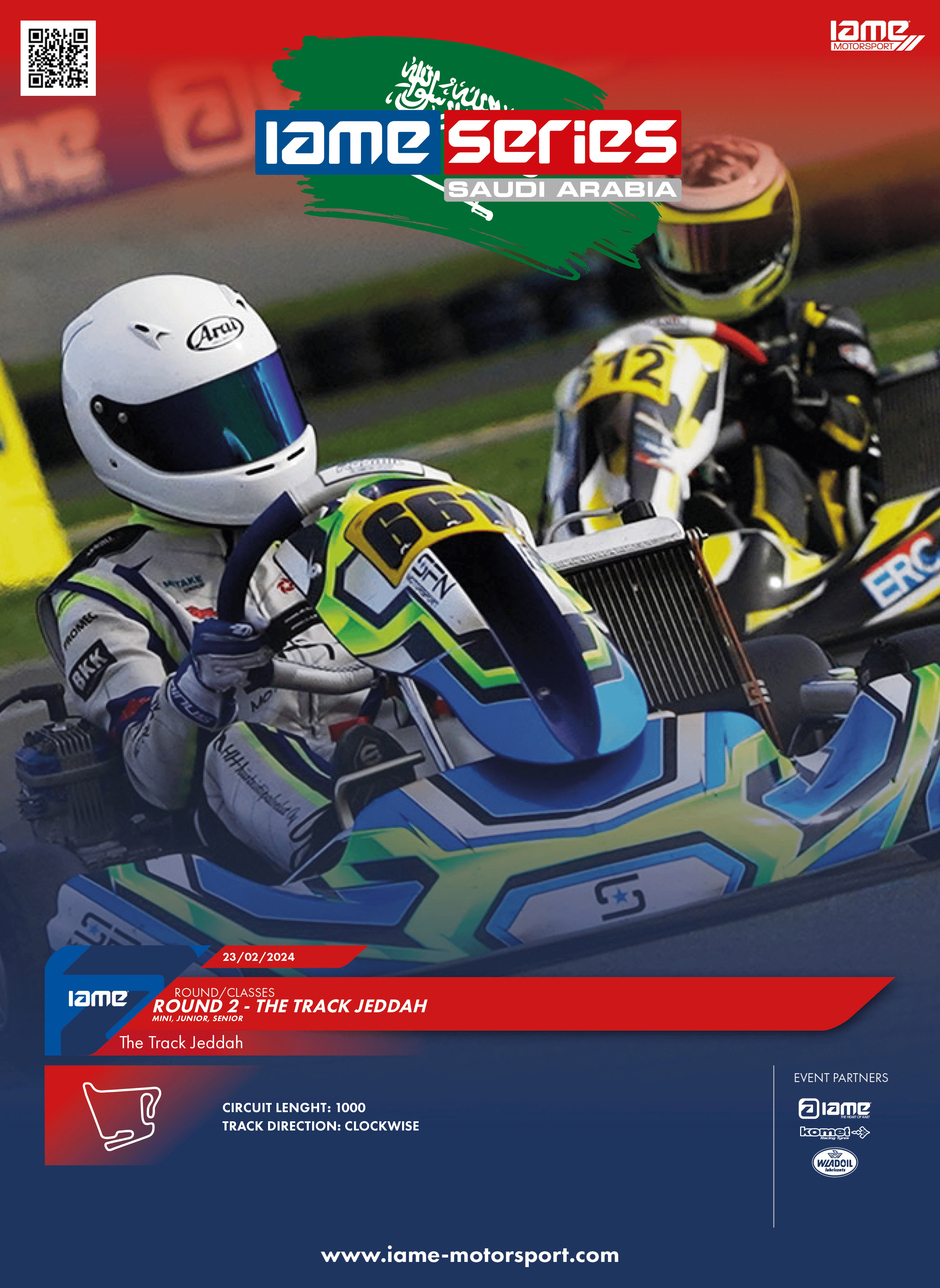 Karting Thrills in the Heart of Jeddah: IAME Series Saudi Arabia's Round 2 at The Track!
