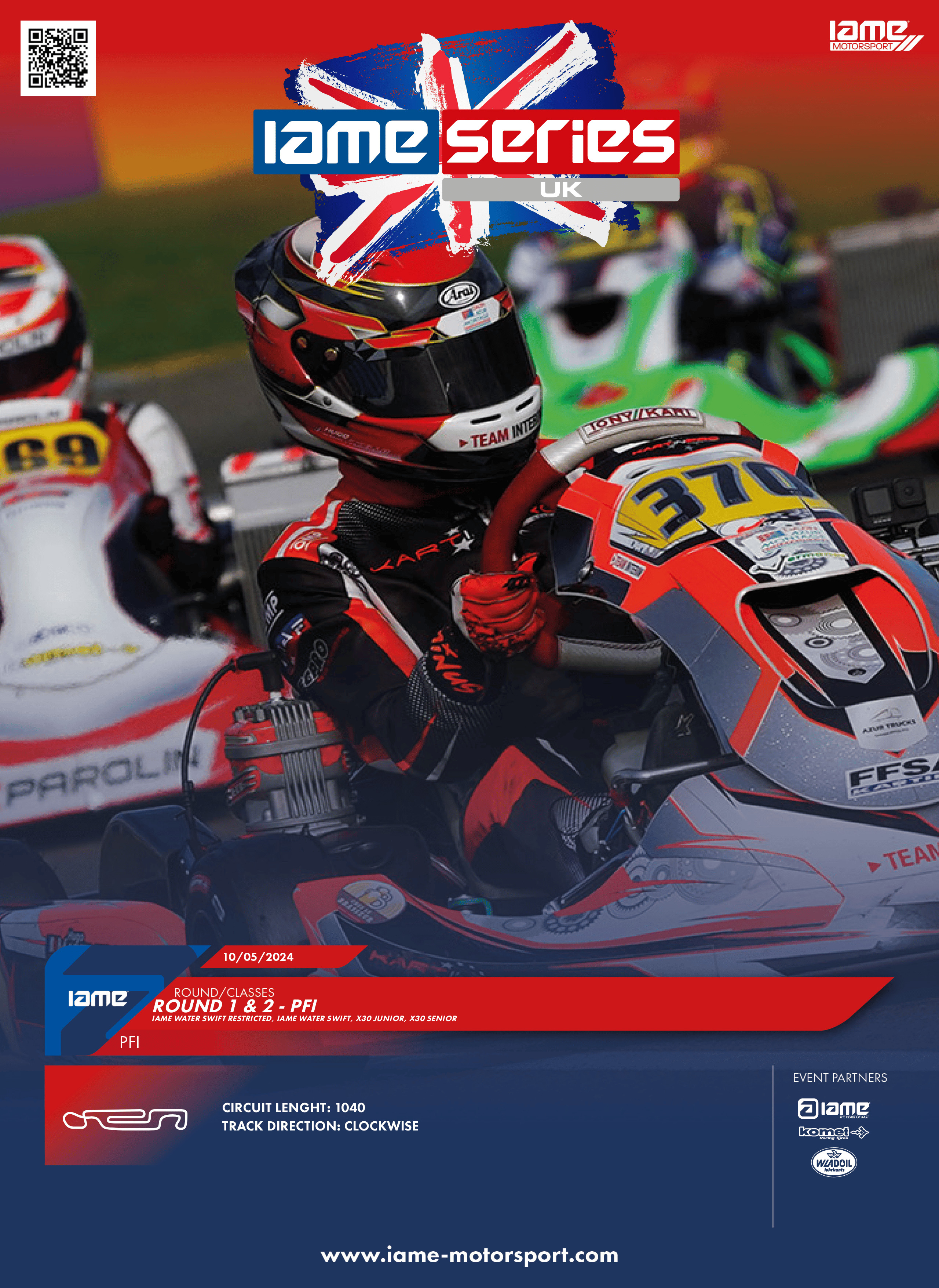 Get Ready for the Thrilling IAME Series UK Round 1 & 2 at PFI, Grantham!