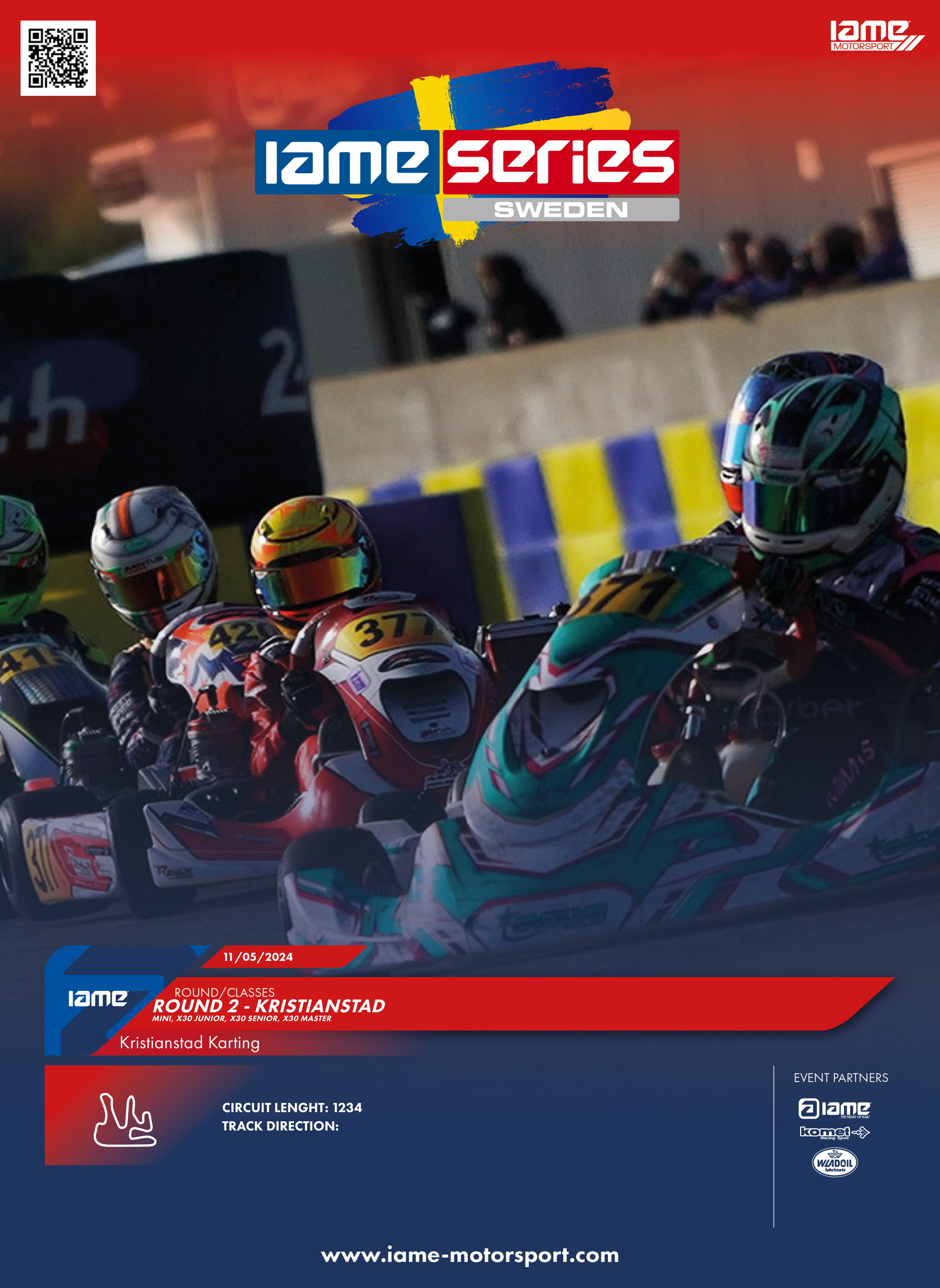 Gear Up for an Unforgettable Weekend of Karting Action: IAME Series Sweden - Round 2 in Kristianstad!