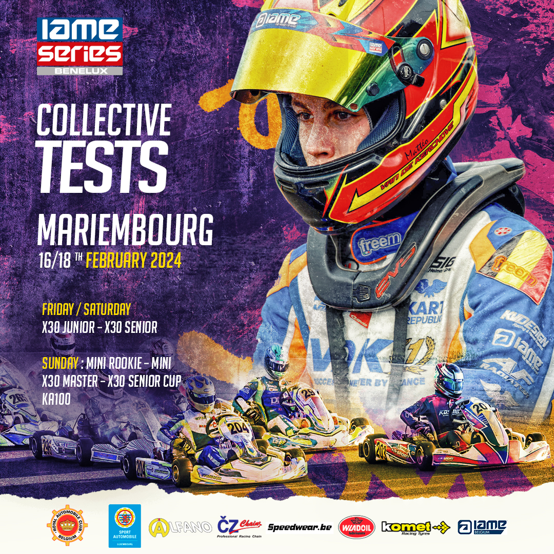 High-Revving Thrills on the Horizon: Get Ready for the Collective Tests at Mariembourg for IAME Series Benelux