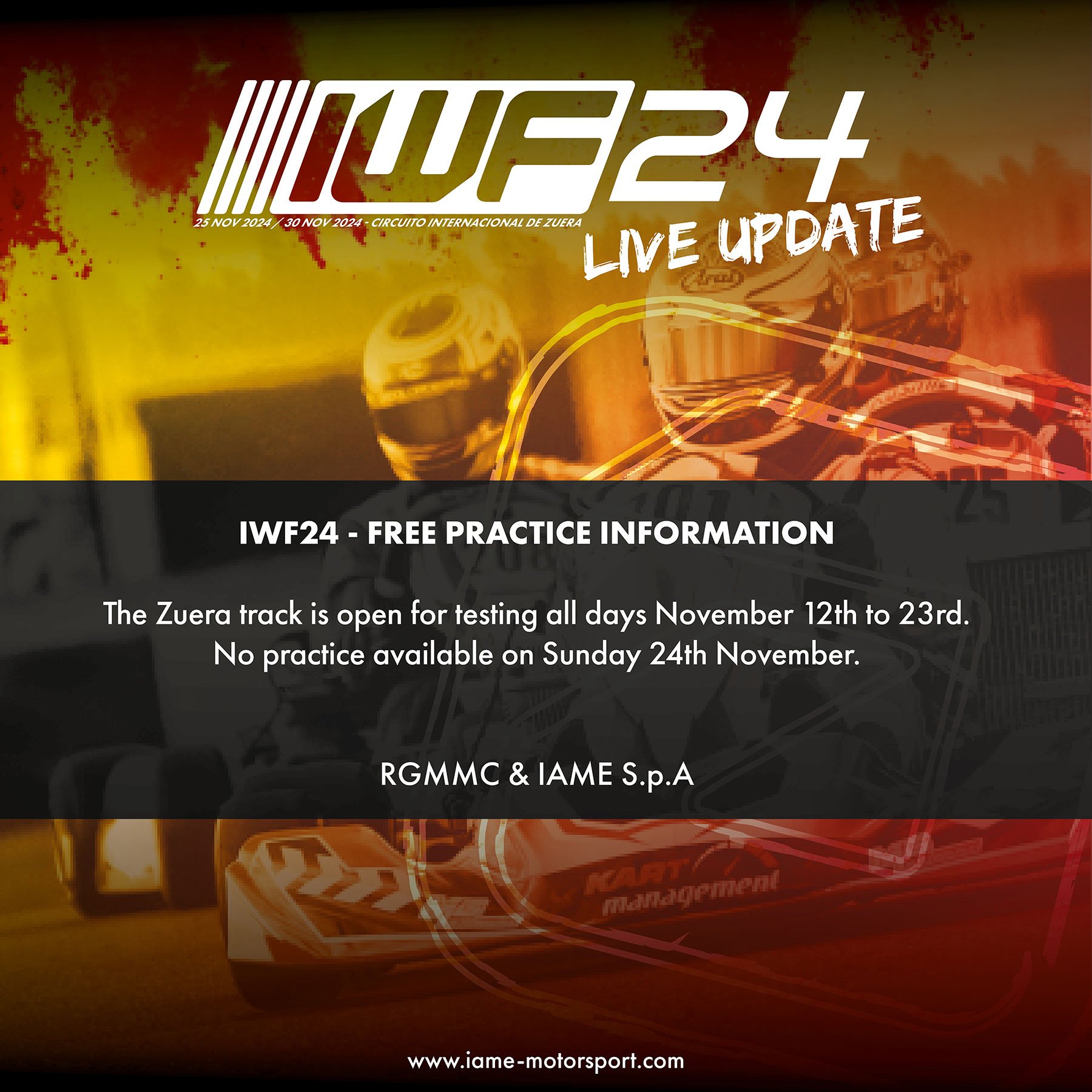 IWF24 - Free Practice Information