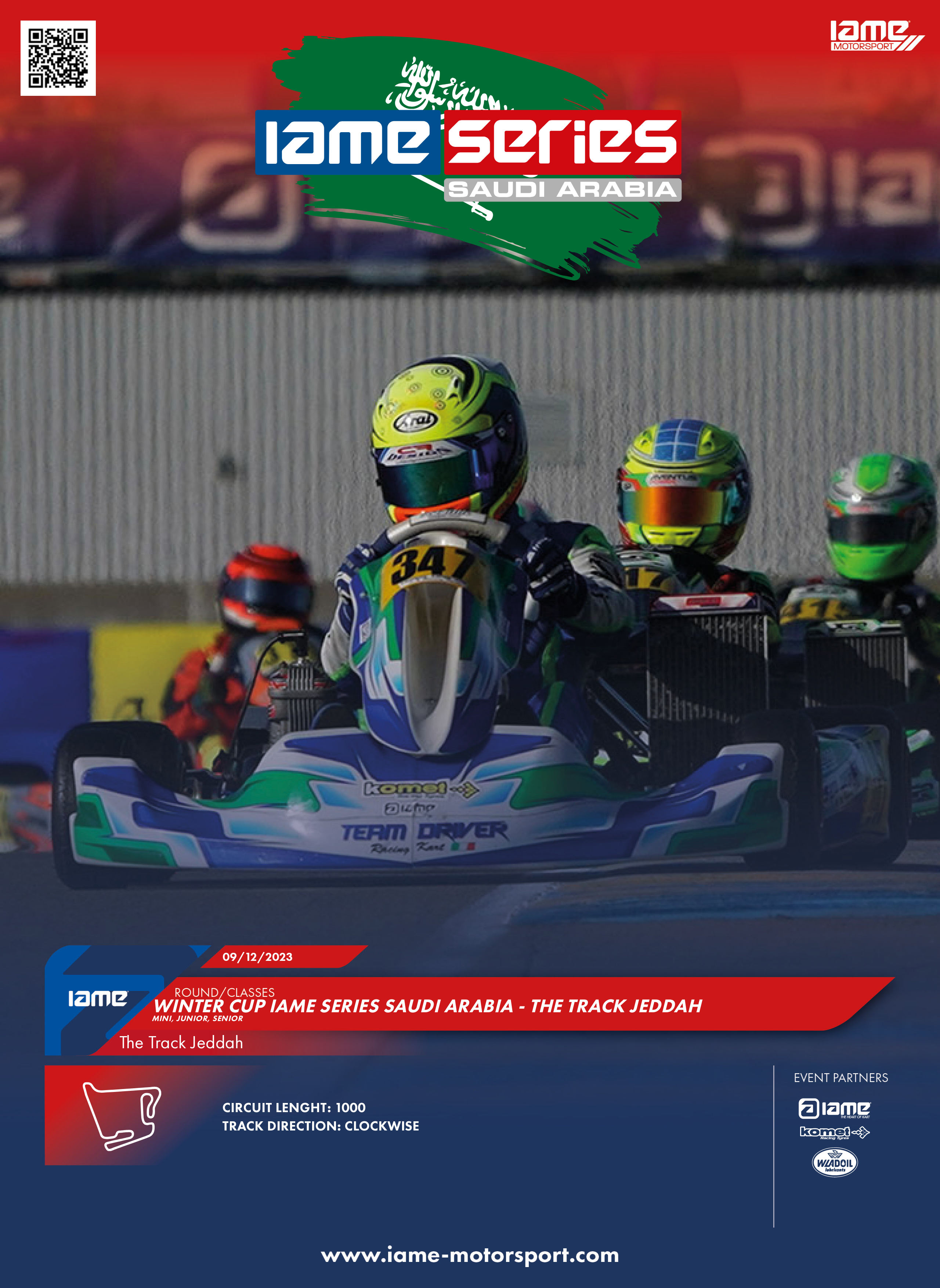 The Winter Cup IAME Karting Series Arabia - The Track Jeddah: A Symphony of Speed Under Jeddah’s Sky