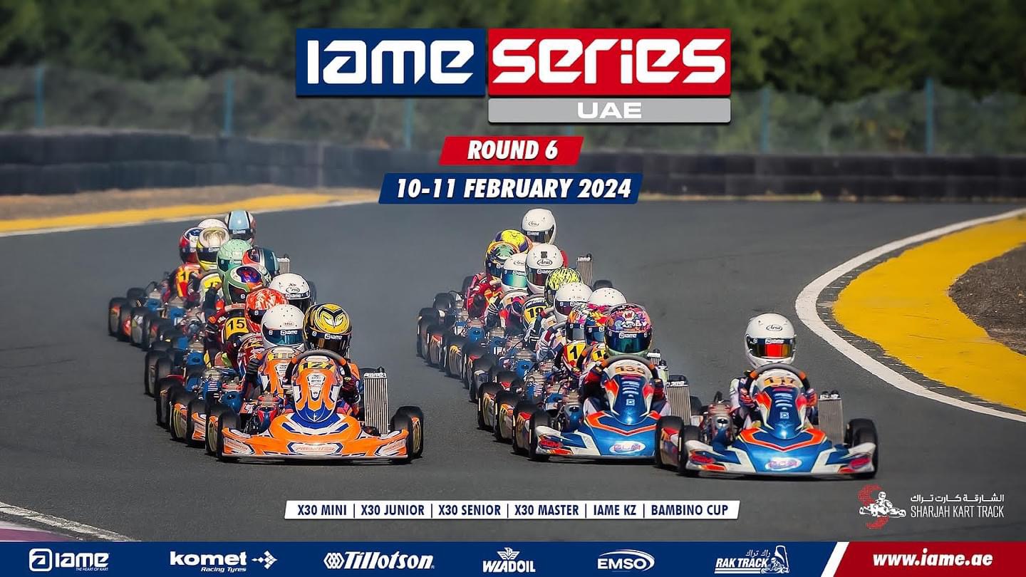 Rev Your Engines: Experience High-Octane Thrills at Round 6 of the IAME Series UAE at Sharjah Kart Track