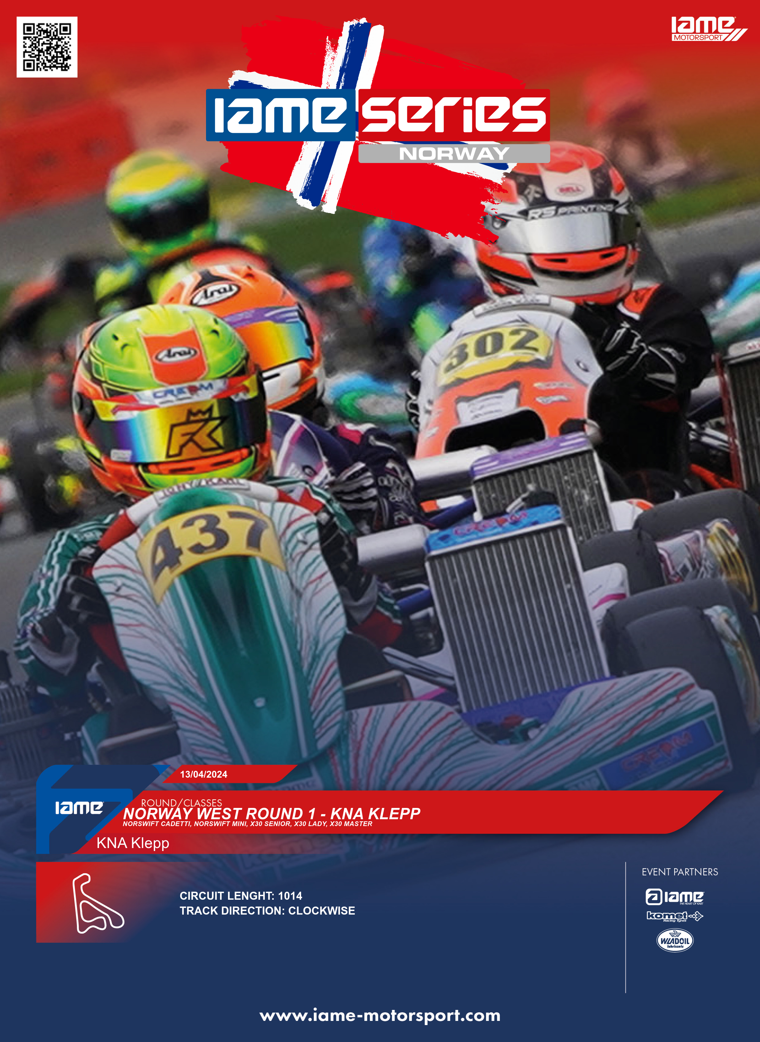  Revving Up for the Norway West Round 1 - KNA Klepp Iame Series Norway