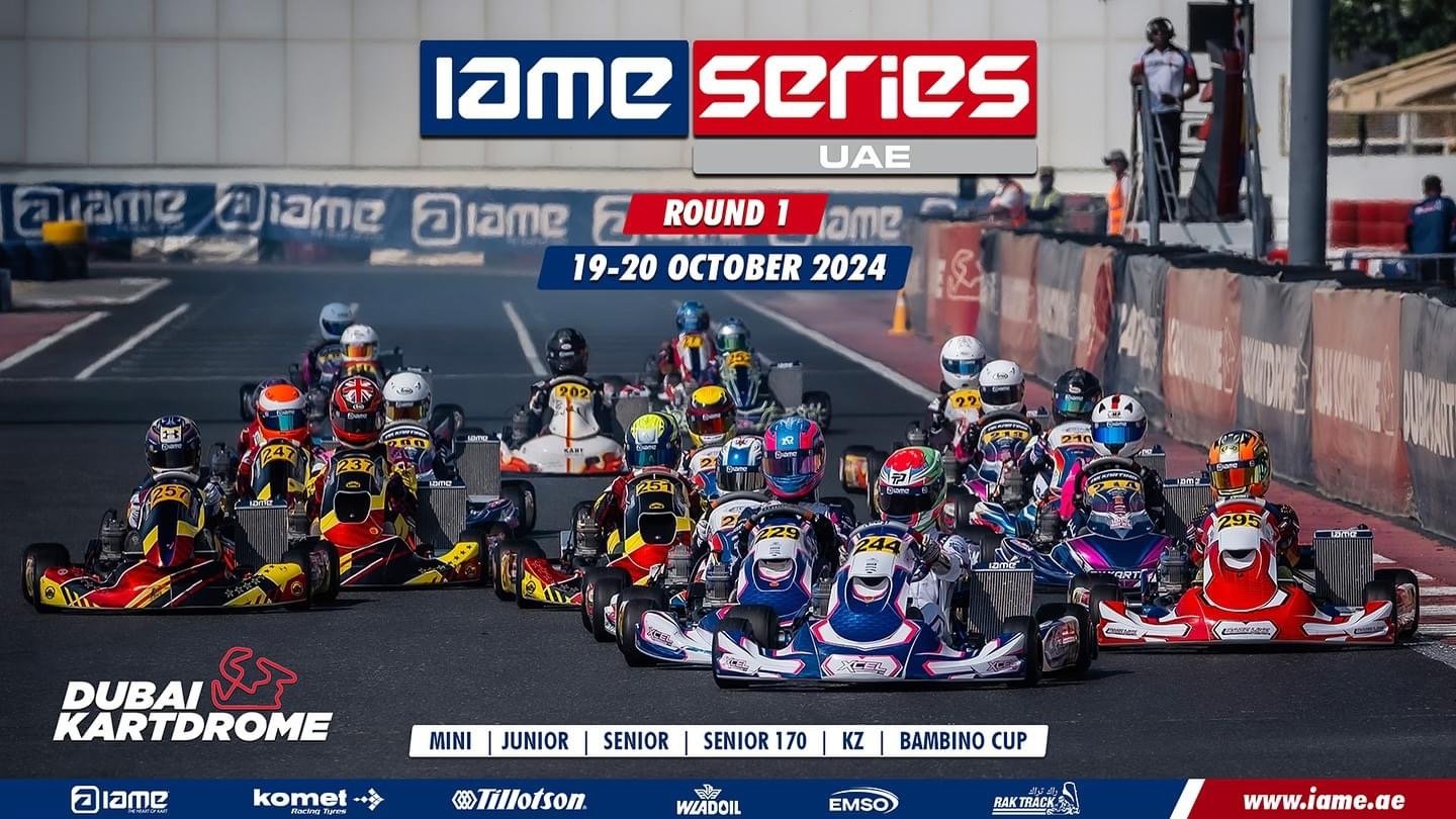 Round 1 of Iame Series UAE Revs Up at the Dubai Kartdrome