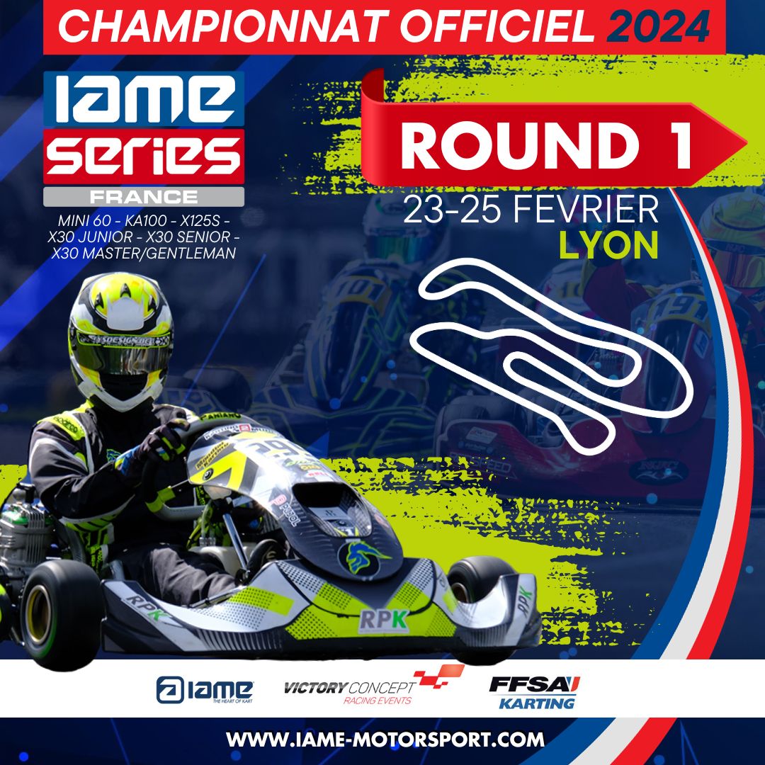 Welcome to the Thrilling Inaugural Round of Iame Series France 2024 at Actua Karting - Lyon
