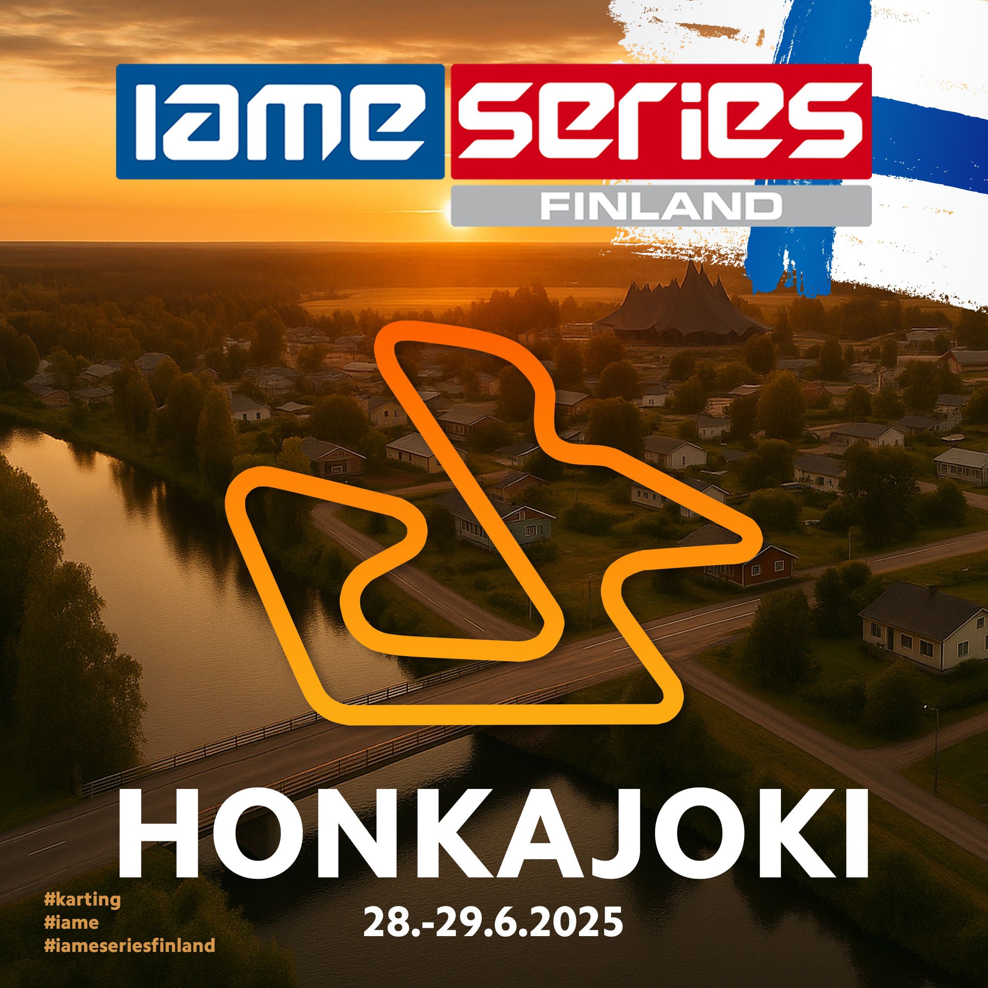 Race info is published for the 2nd round of IAME Series Finland 2025 – Honkajoki