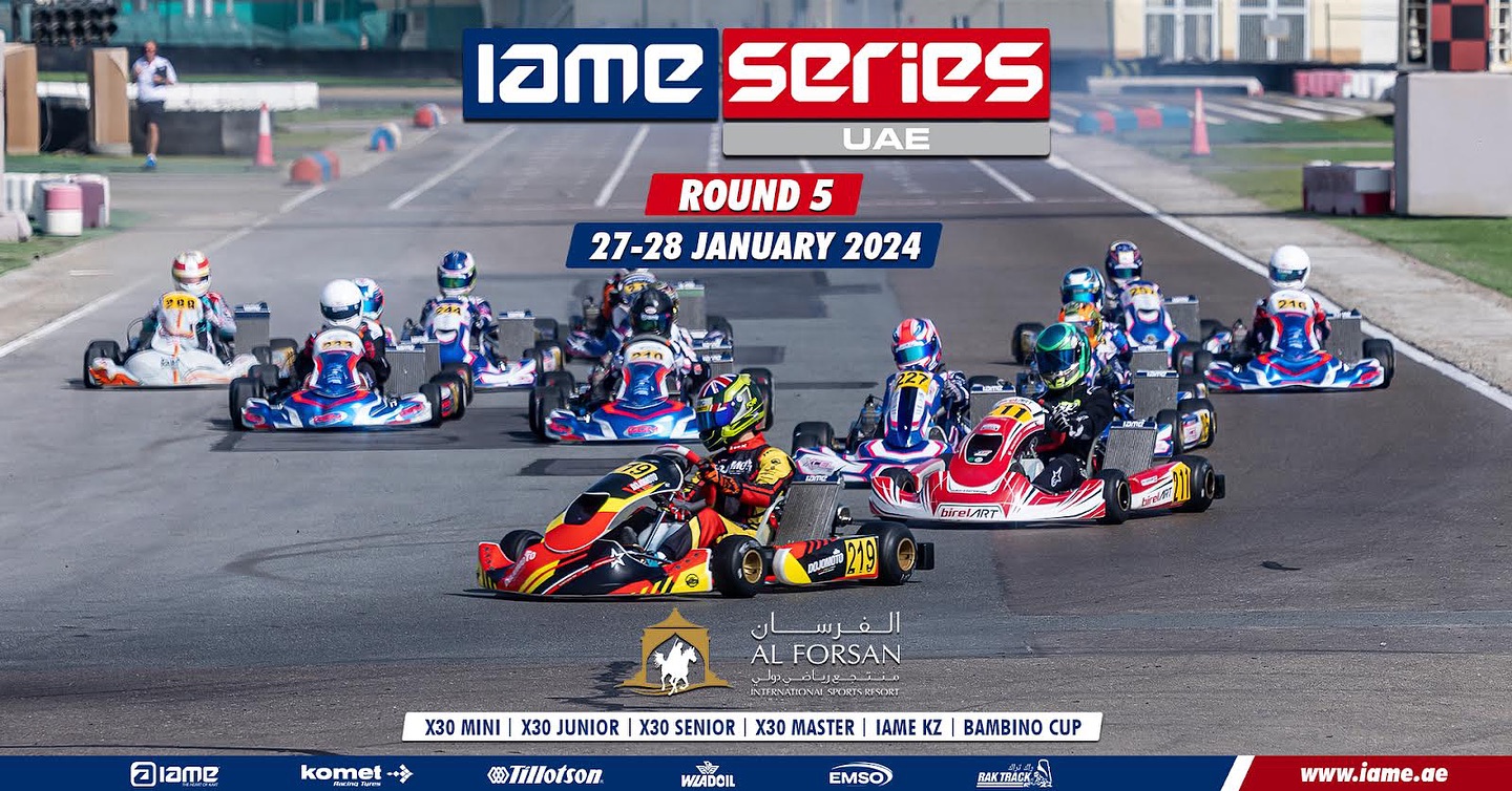 IAME Series UAE - Round 5 Thrills at Al Forsan Circuit