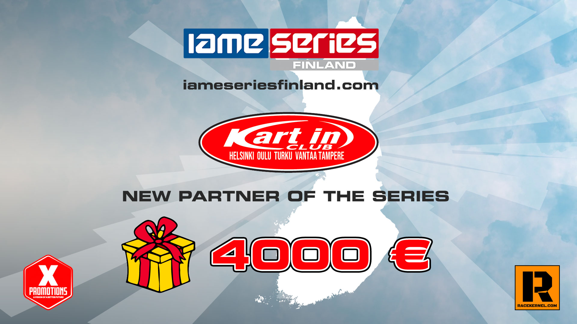 Kart in Clubista IAME-sarjan yhteistyökumppani