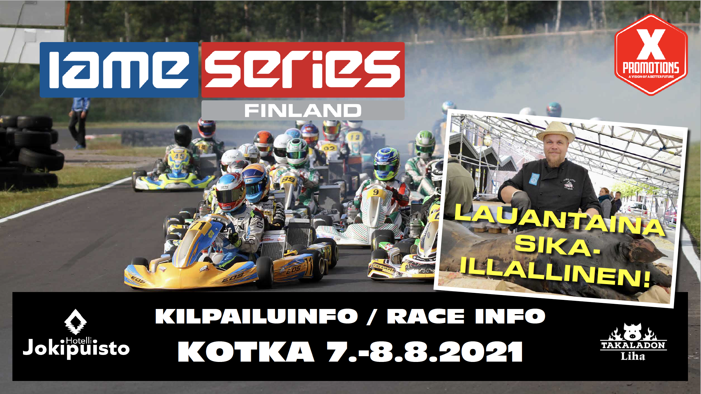 Kotkan kilpailuinfo on julkaistu ja luvassa on taas rengasarvonta
